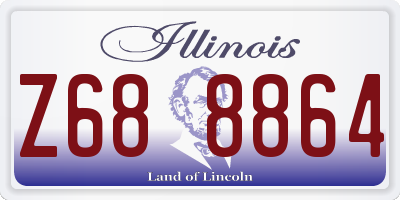 IL license plate Z688864
