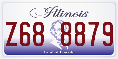 IL license plate Z688879