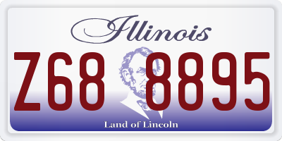 IL license plate Z688895