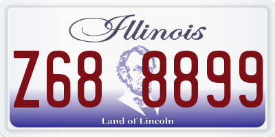 IL license plate Z688899