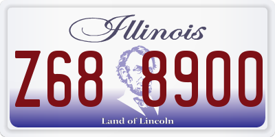 IL license plate Z688900