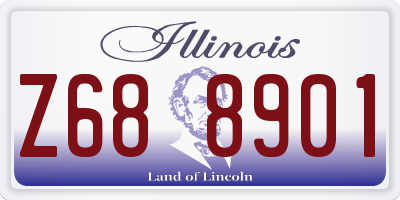 IL license plate Z688901