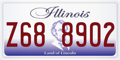 IL license plate Z688902