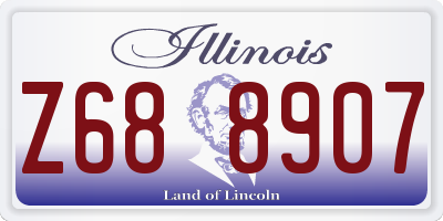 IL license plate Z688907