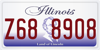 IL license plate Z688908