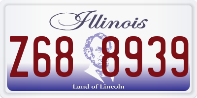 IL license plate Z688939