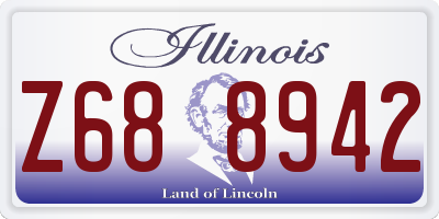 IL license plate Z688942