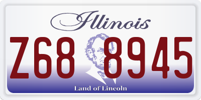 IL license plate Z688945