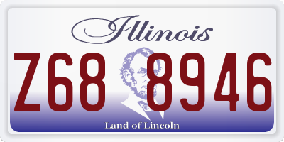 IL license plate Z688946