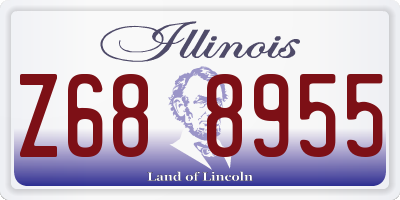 IL license plate Z688955