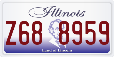 IL license plate Z688959