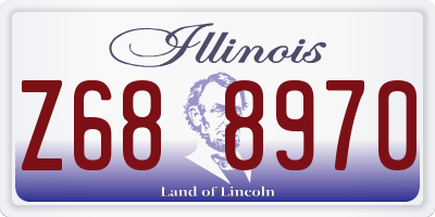IL license plate Z688970