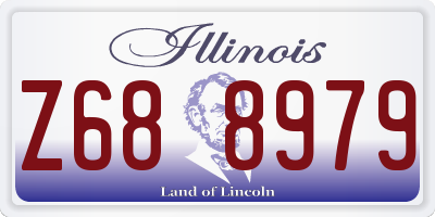 IL license plate Z688979
