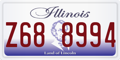 IL license plate Z688994