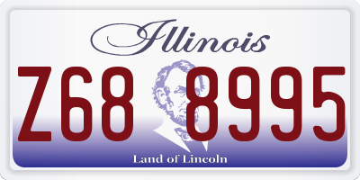 IL license plate Z688995