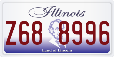 IL license plate Z688996