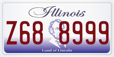 IL license plate Z688999