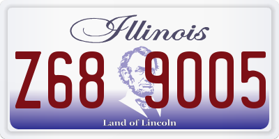 IL license plate Z689005