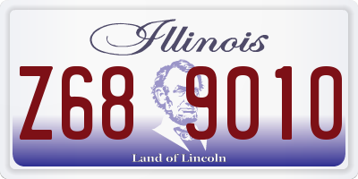 IL license plate Z689010