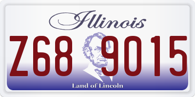 IL license plate Z689015