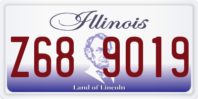 IL license plate Z689019