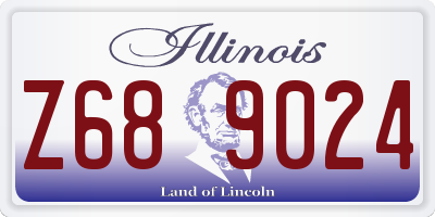 IL license plate Z689024
