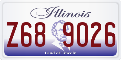IL license plate Z689026