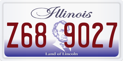 IL license plate Z689027