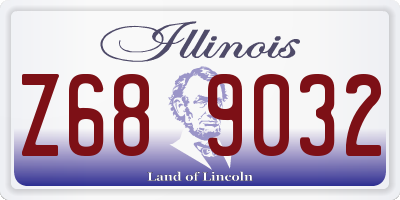 IL license plate Z689032