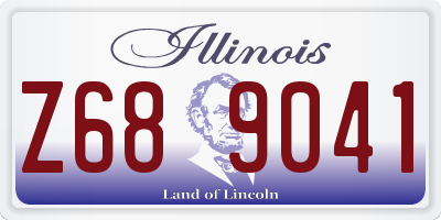 IL license plate Z689041