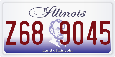 IL license plate Z689045