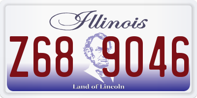 IL license plate Z689046