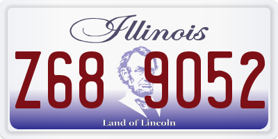 IL license plate Z689052