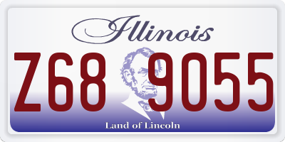 IL license plate Z689055