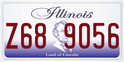 IL license plate Z689056