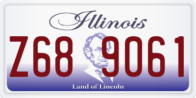 IL license plate Z689061