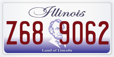 IL license plate Z689062