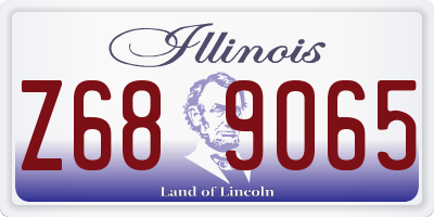 IL license plate Z689065
