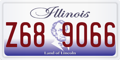 IL license plate Z689066