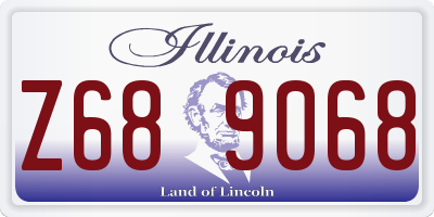 IL license plate Z689068