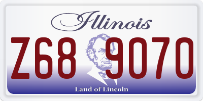 IL license plate Z689070