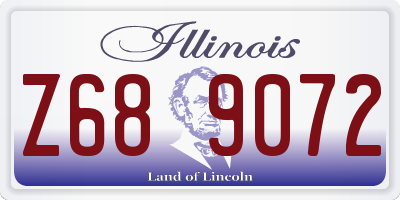 IL license plate Z689072