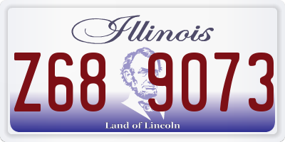 IL license plate Z689073