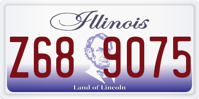 IL license plate Z689075