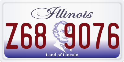 IL license plate Z689076