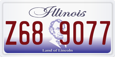 IL license plate Z689077