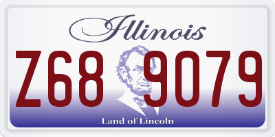 IL license plate Z689079