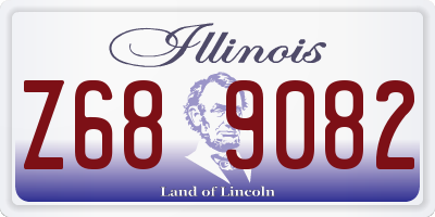 IL license plate Z689082