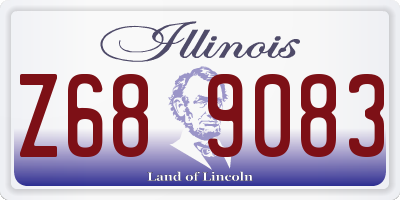 IL license plate Z689083