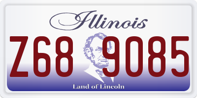 IL license plate Z689085